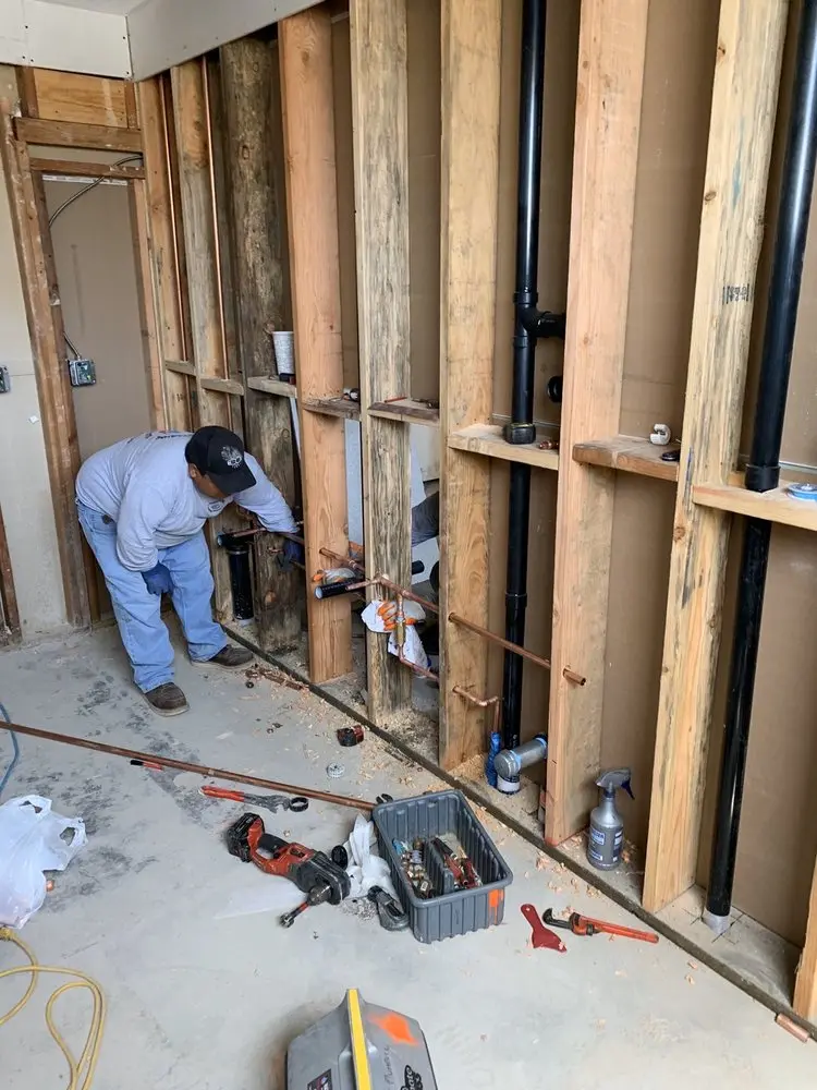 Commercial rough-in plumbing for Gas Line Repair in Port Johnson